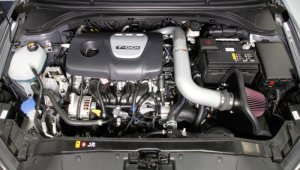 Hyundai Elantra Performance Air Intake - K&N Engineering - Typhoon - `17-`18